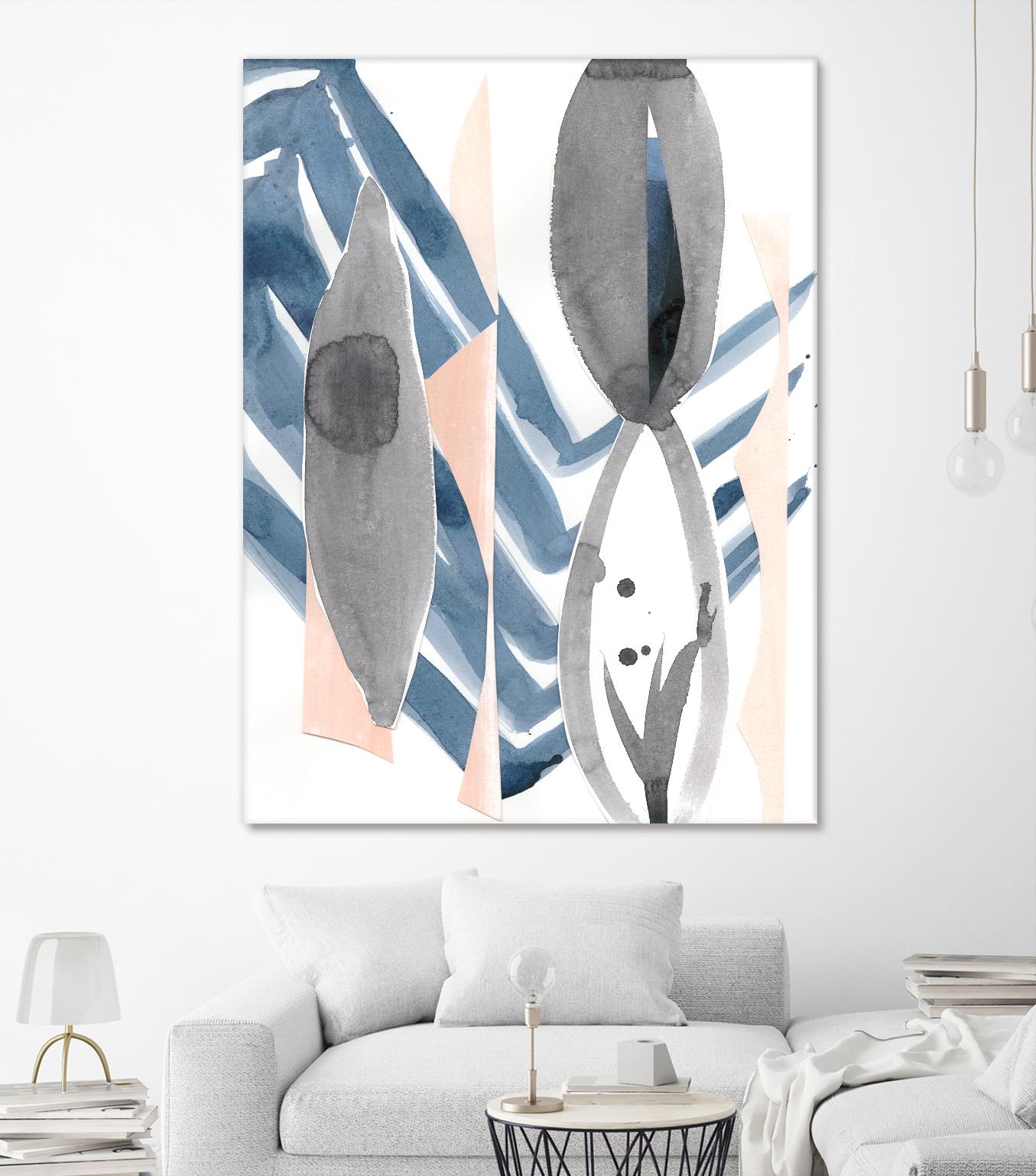 Oceana I by Ren�e W. Stramel on GIANT ART - blue abstract