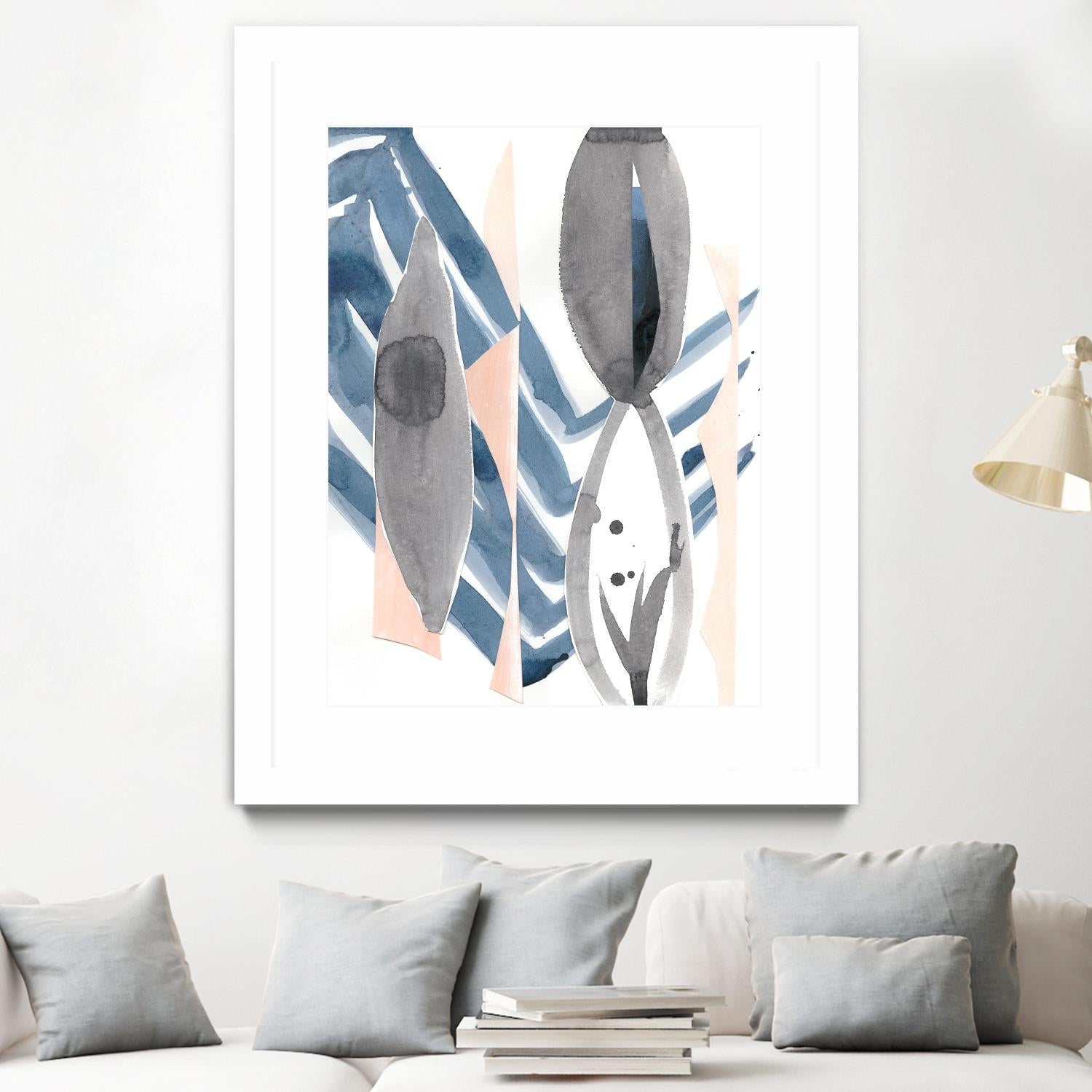 Oceana I by Ren�e W. Stramel on GIANT ART - blue abstract