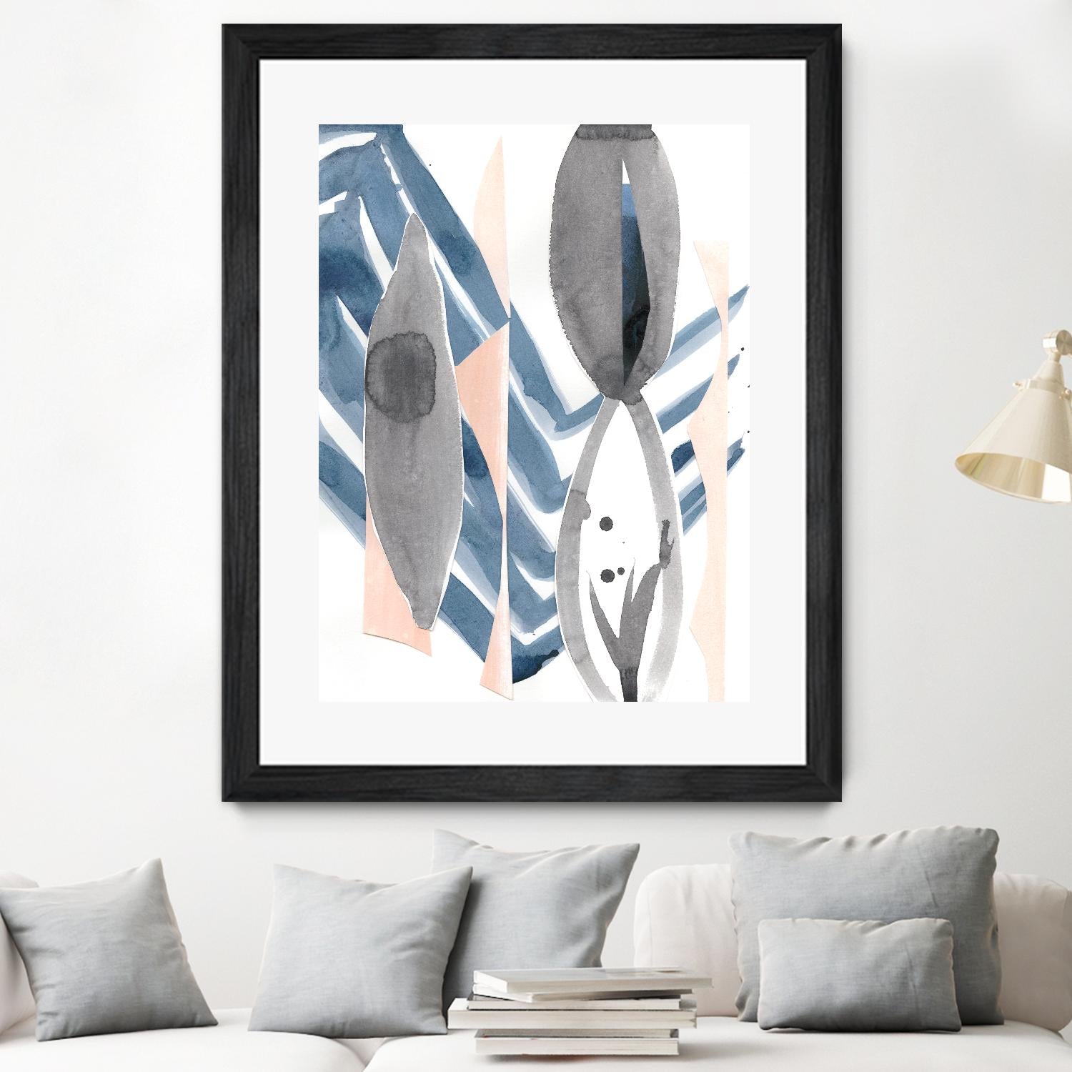 Oceana I by Ren�e W. Stramel on GIANT ART - blue abstract