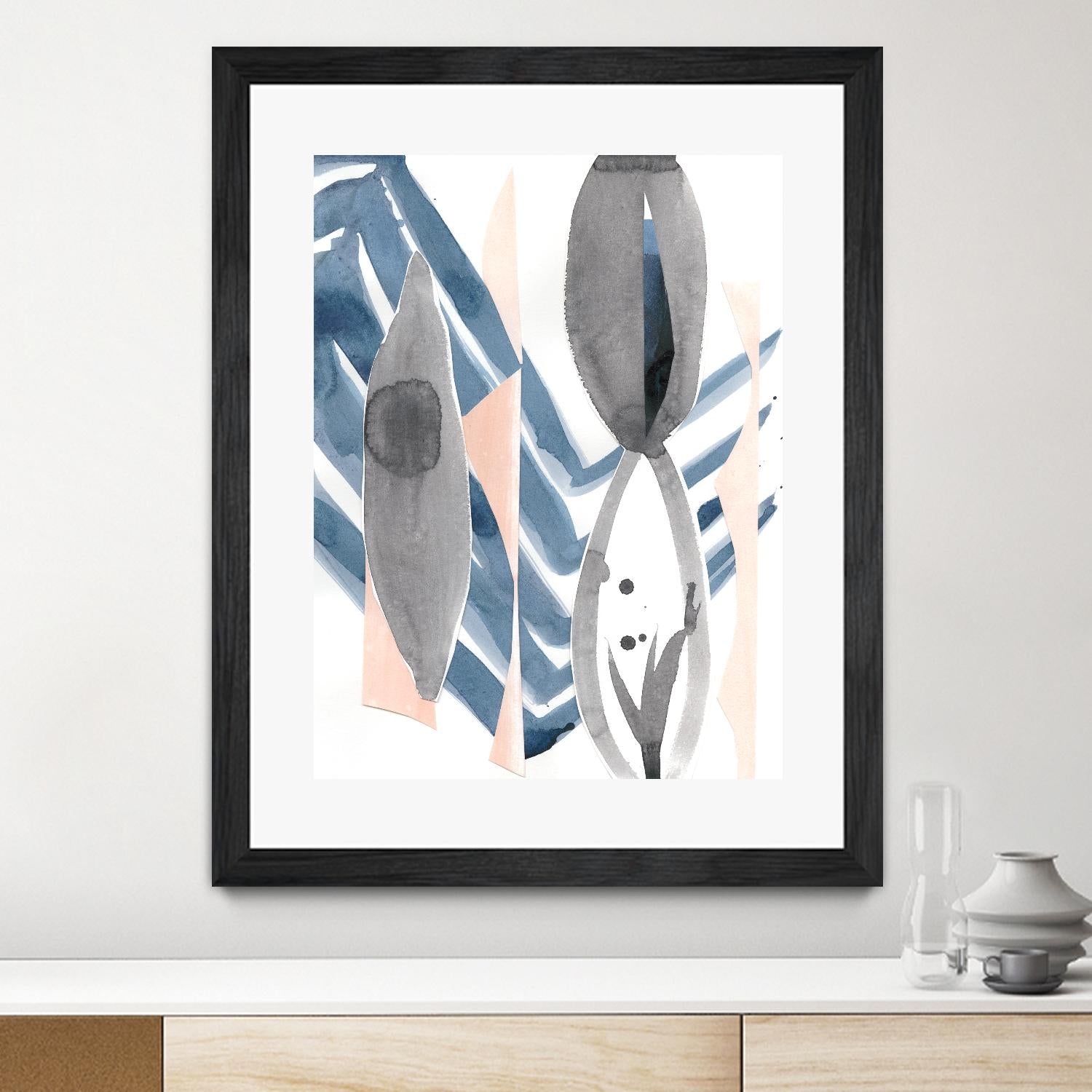 Oceana I by Ren�e W. Stramel on GIANT ART - blue abstract