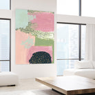 Cheeky I by Melissa Wang on GIANT ART - pink abstract