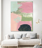 Cheeky I by Melissa Wang on GIANT ART - pink abstract