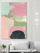 Cheeky I by Melissa Wang on GIANT ART - pink abstract
