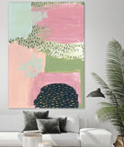 Cheeky I by Melissa Wang on GIANT ART - pink abstract