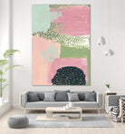 Cheeky I by Melissa Wang on GIANT ART - pink abstract