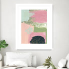 Cheeky I by Melissa Wang on GIANT ART - pink abstract