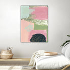 Cheeky I by Melissa Wang on GIANT ART - pink abstract