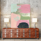 Cheeky I by Melissa Wang on GIANT ART - pink abstract
