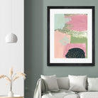 Cheeky I by Melissa Wang on GIANT ART - pink abstract