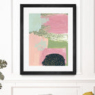 Cheeky I by Melissa Wang on GIANT ART - pink abstract