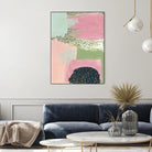 Cheeky I by Melissa Wang on GIANT ART - pink abstract