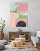 Cheeky I by Melissa Wang on GIANT ART - pink abstract