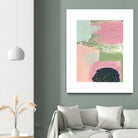 Cheeky I by Melissa Wang on GIANT ART - pink abstract