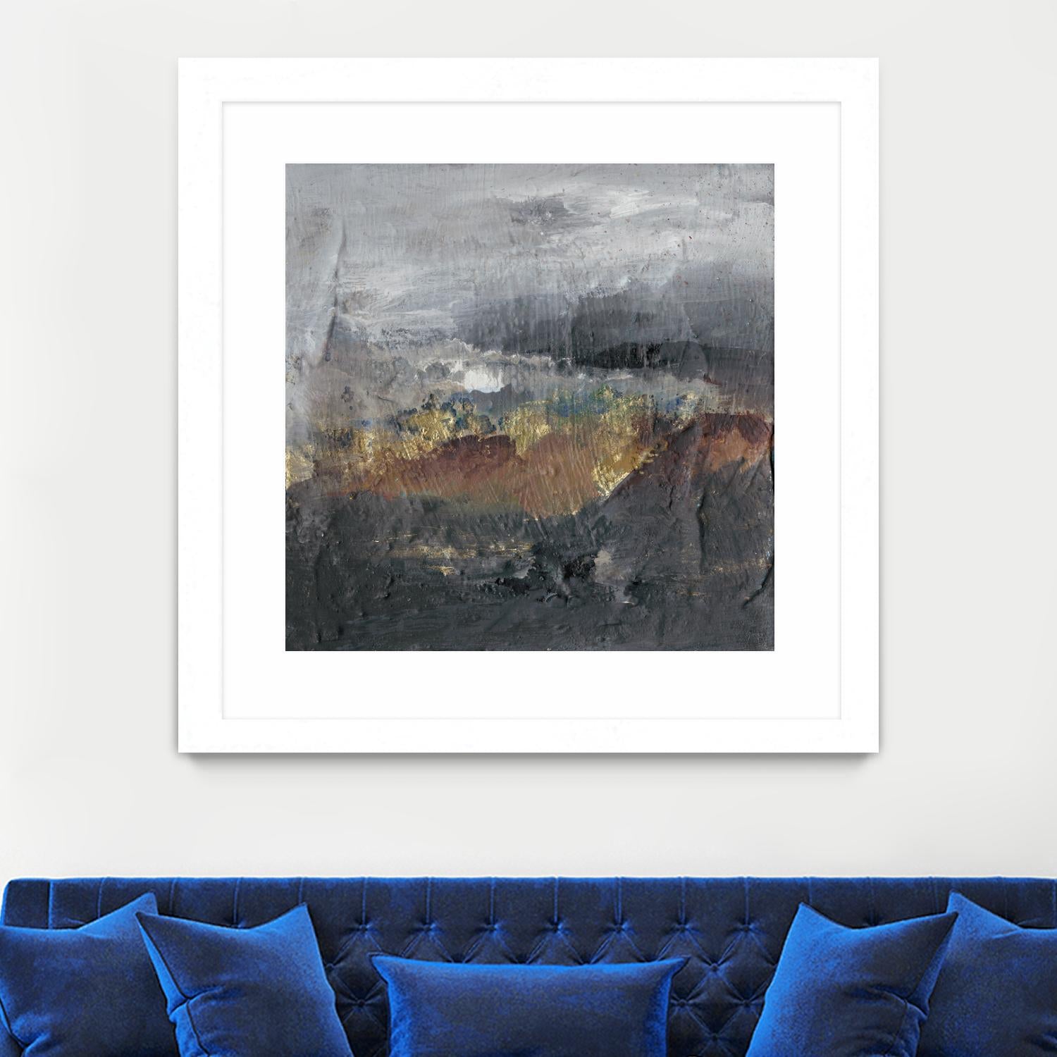 Mountains in the Mist I by Joyce Combs on GIANT ART - abstract