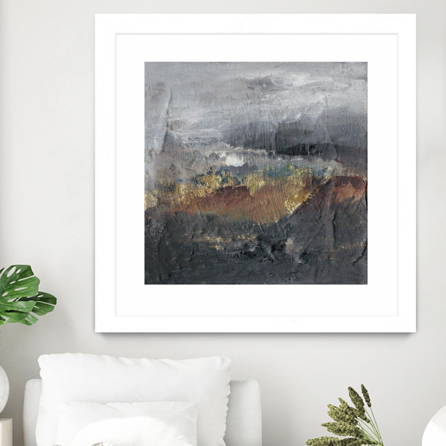 Mountains in the Mist I by Joyce Combs on GIANT ART - abstract