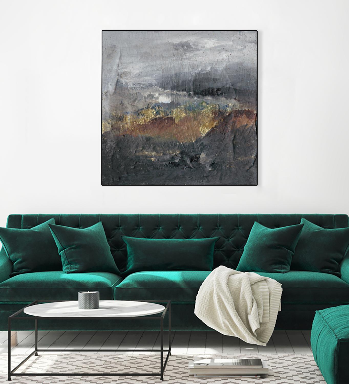 Mountains in the Mist I by Joyce Combs on GIANT ART - abstract
