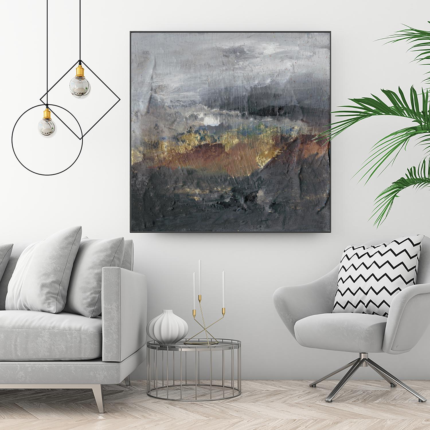 Mountains in the Mist I by Joyce Combs on GIANT ART - abstract