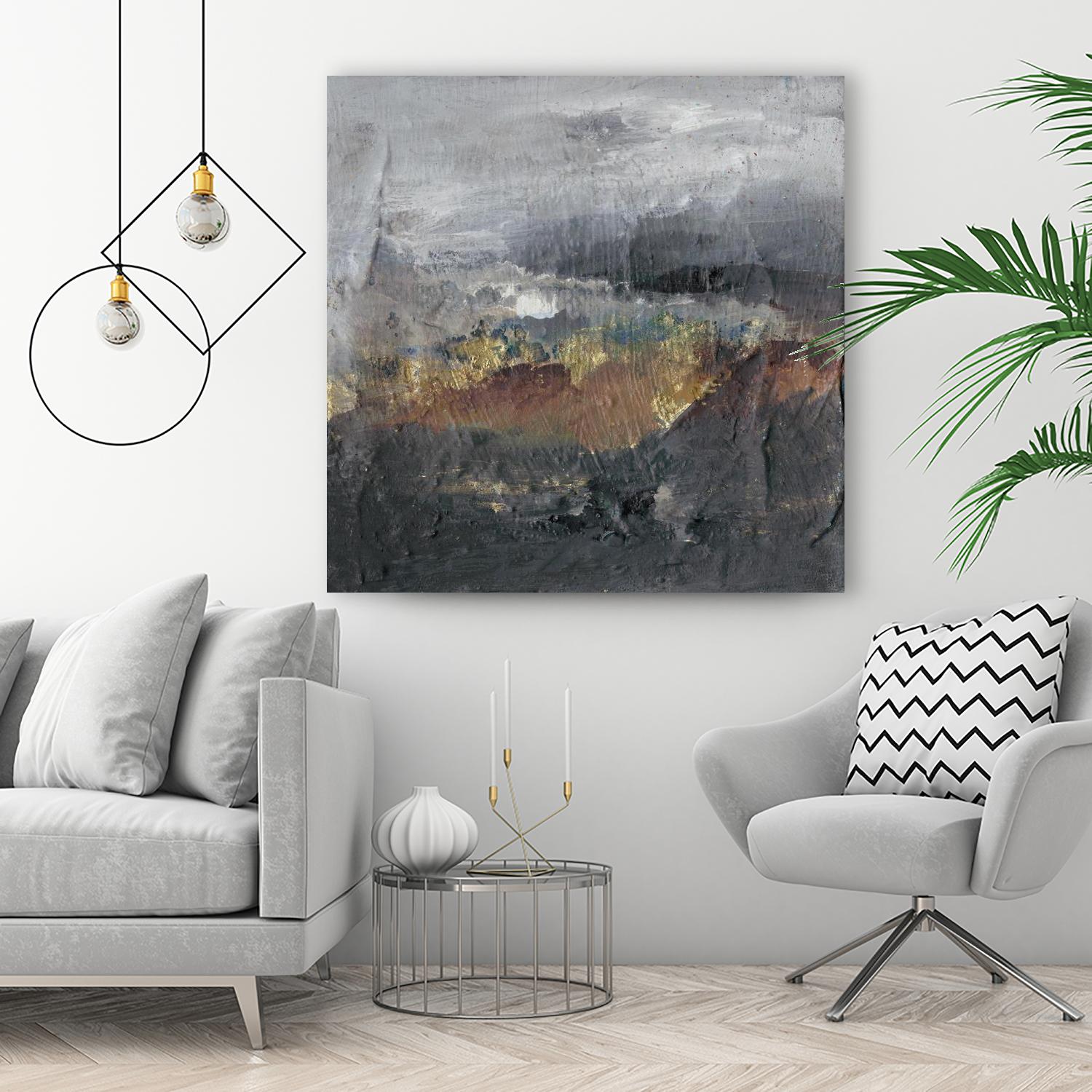 Mountains in the Mist I by Joyce Combs on GIANT ART - abstract