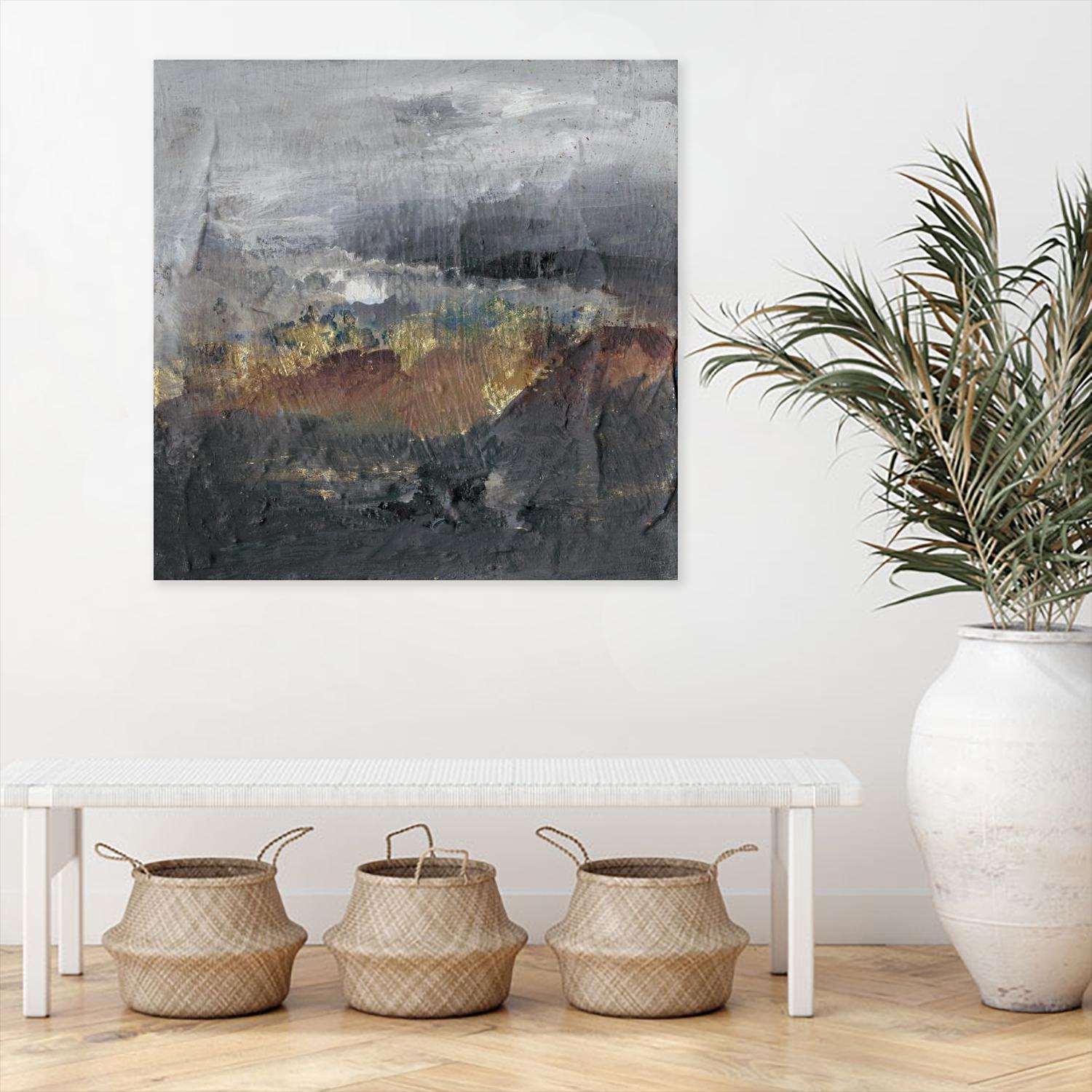 Mountains in the Mist I by Joyce Combs on GIANT ART - abstract