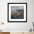 Mountains in the Mist I by Joyce Combs on GIANT ART - abstract