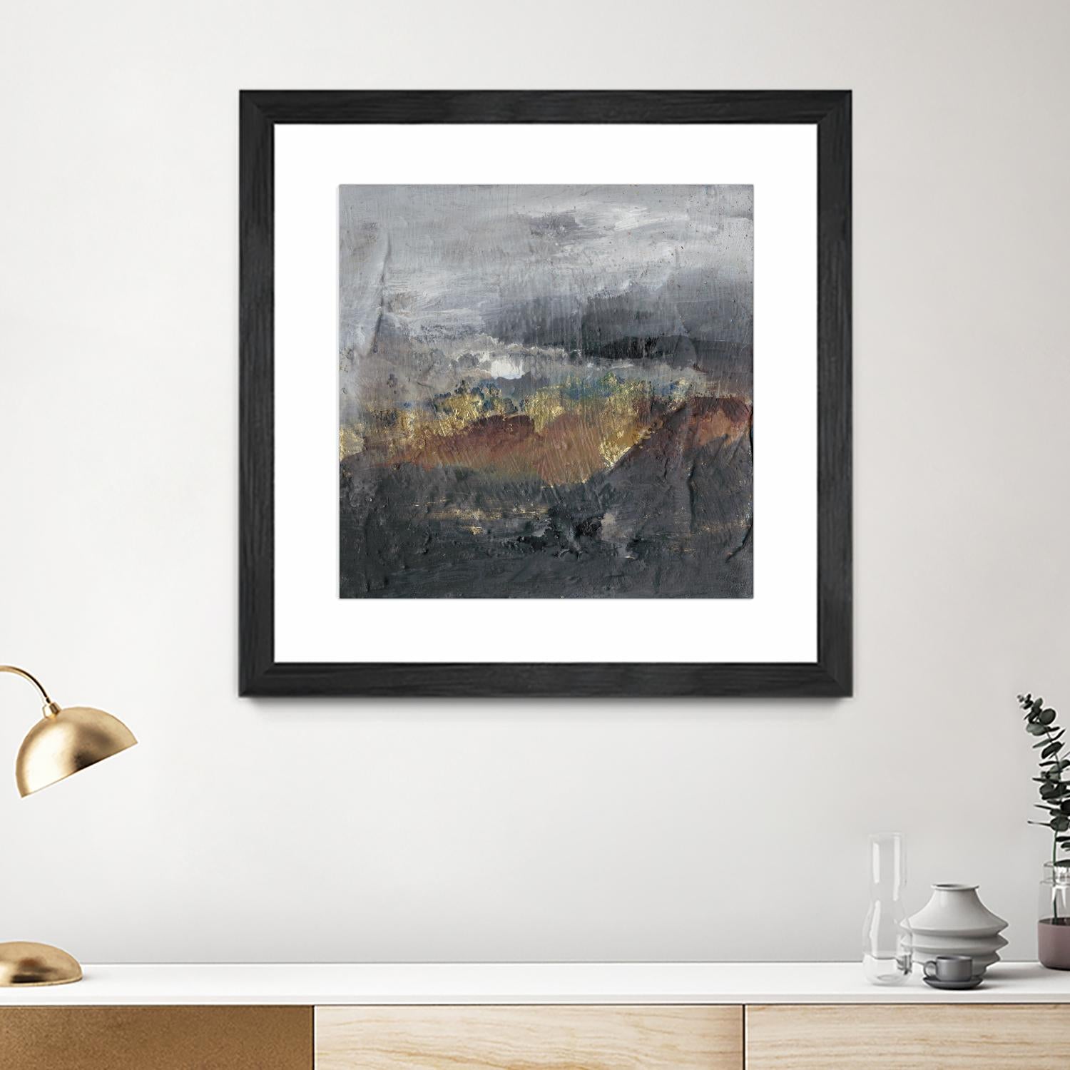 Mountains in the Mist I by Joyce Combs on GIANT ART - abstract