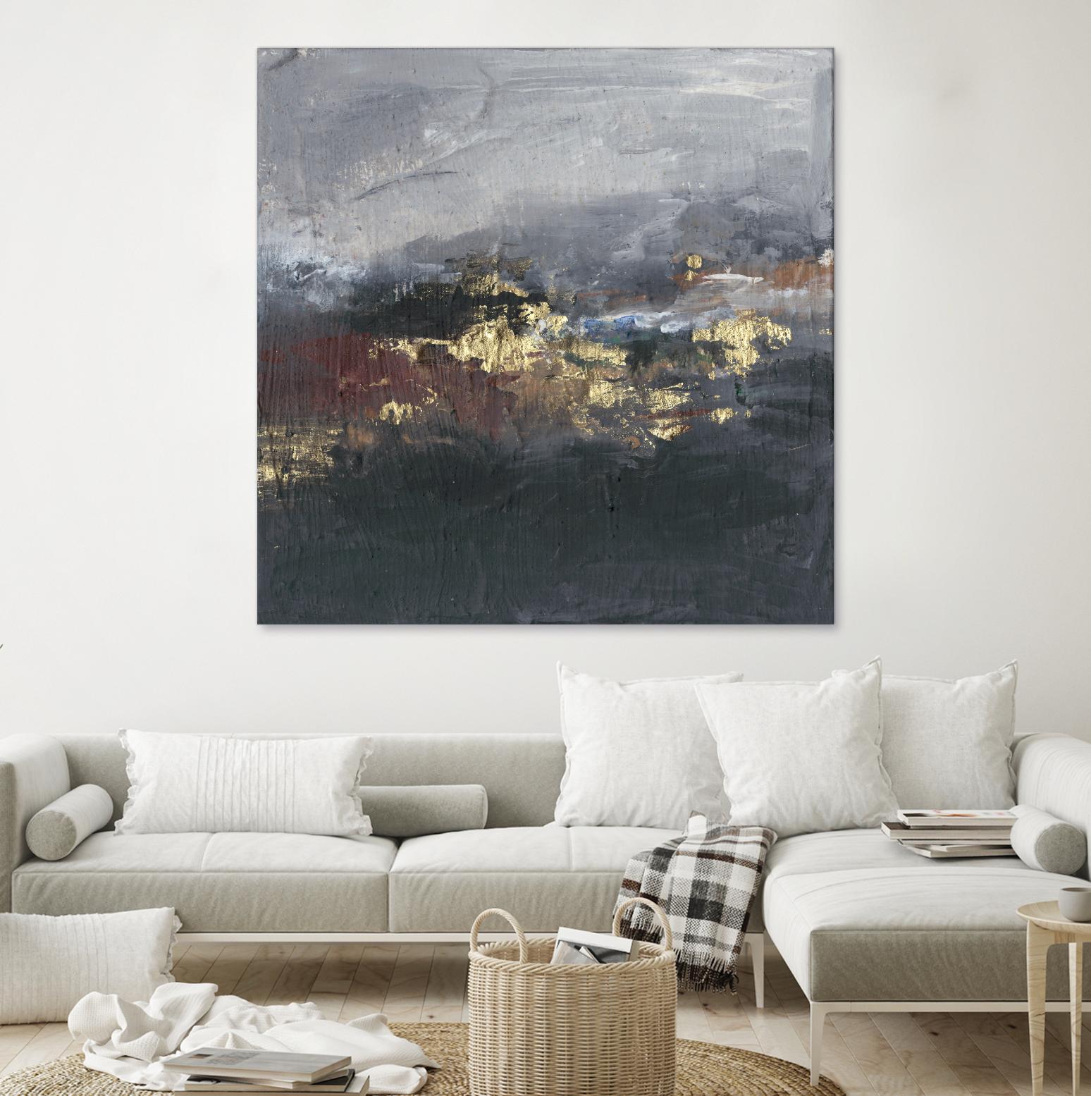 Mountains in the Mist II by Joyce Combs on GIANT ART - abstract