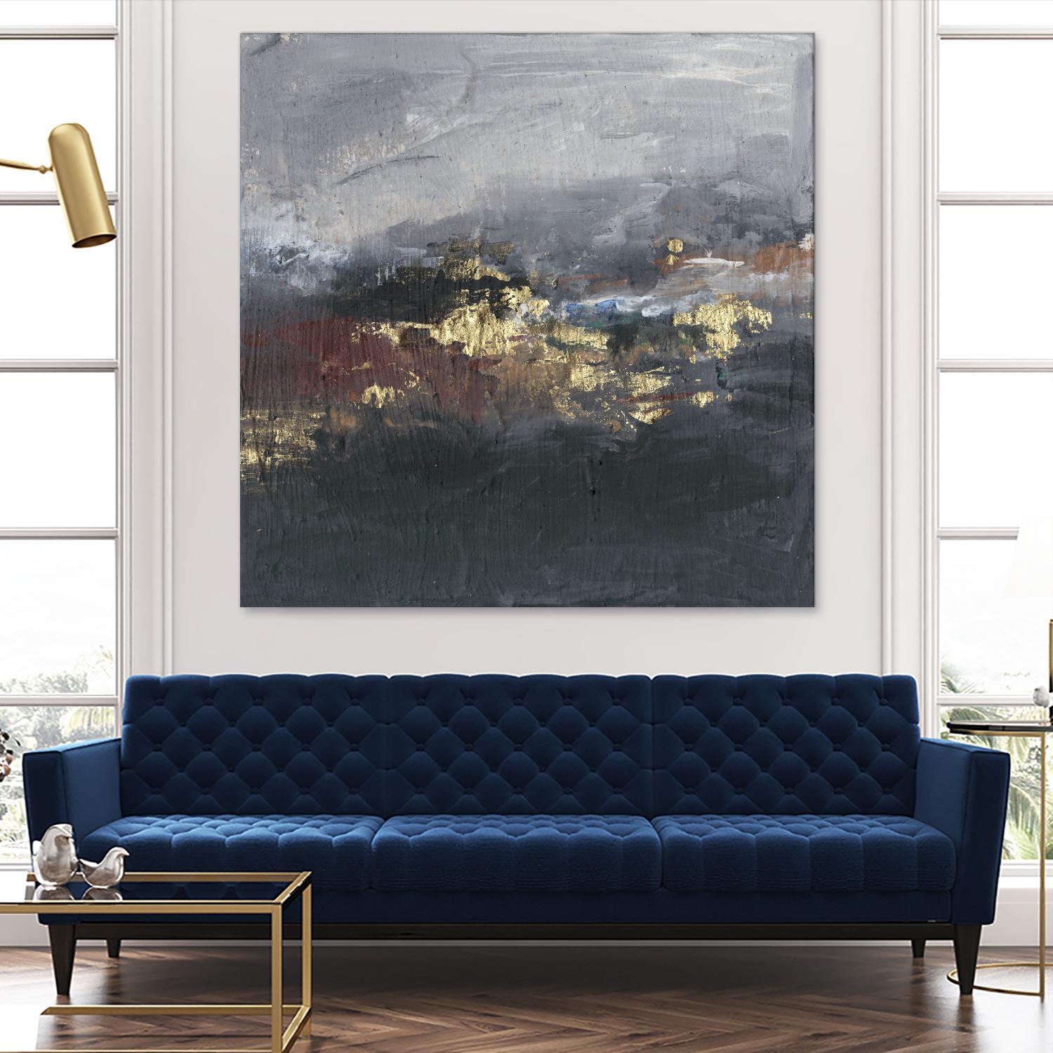 Mountains in the Mist II by Joyce Combs on GIANT ART - abstract