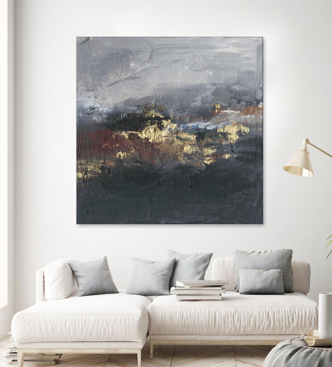 Mountains in the Mist II by Joyce Combs on GIANT ART - abstract