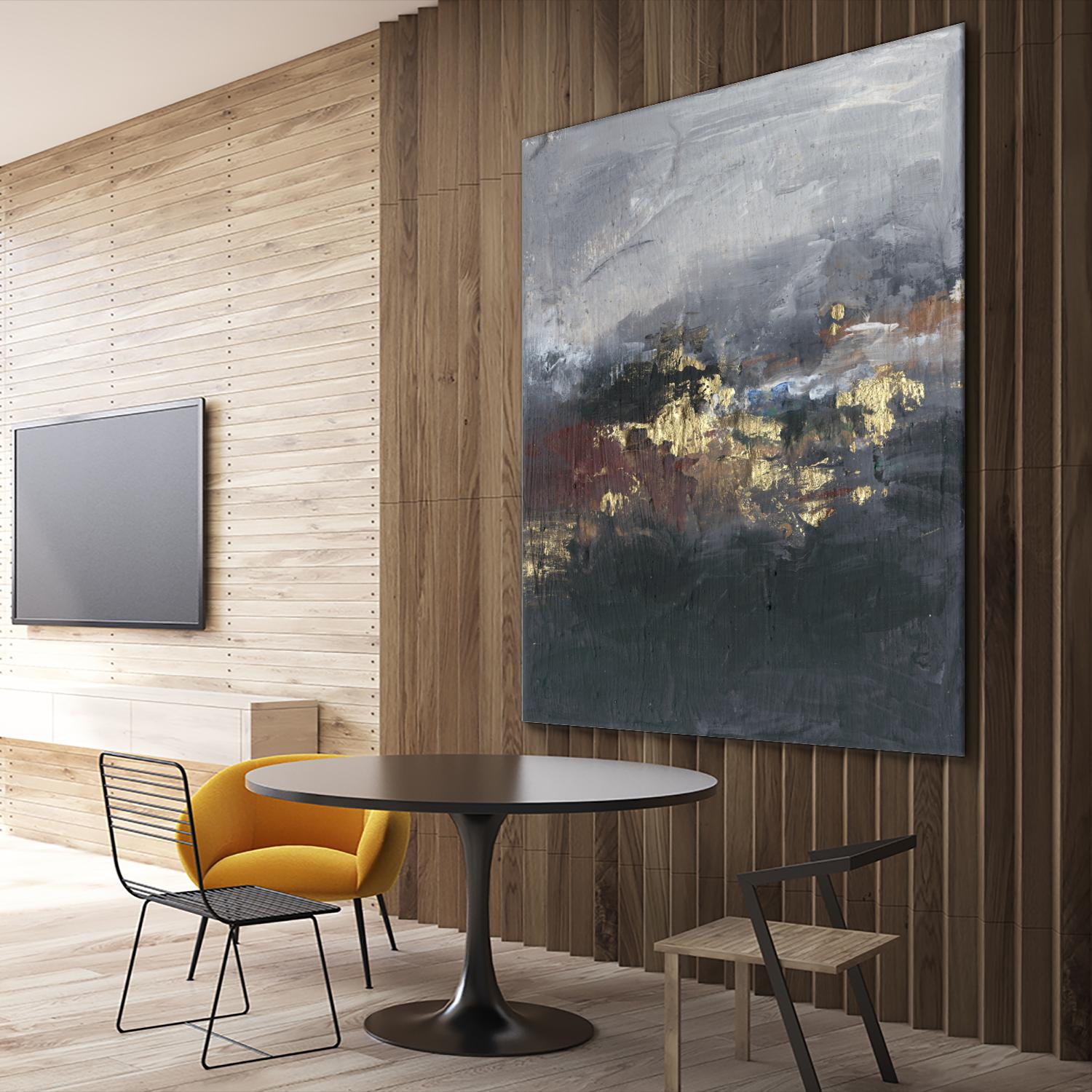 Mountains in the Mist II by Joyce Combs on GIANT ART - abstract