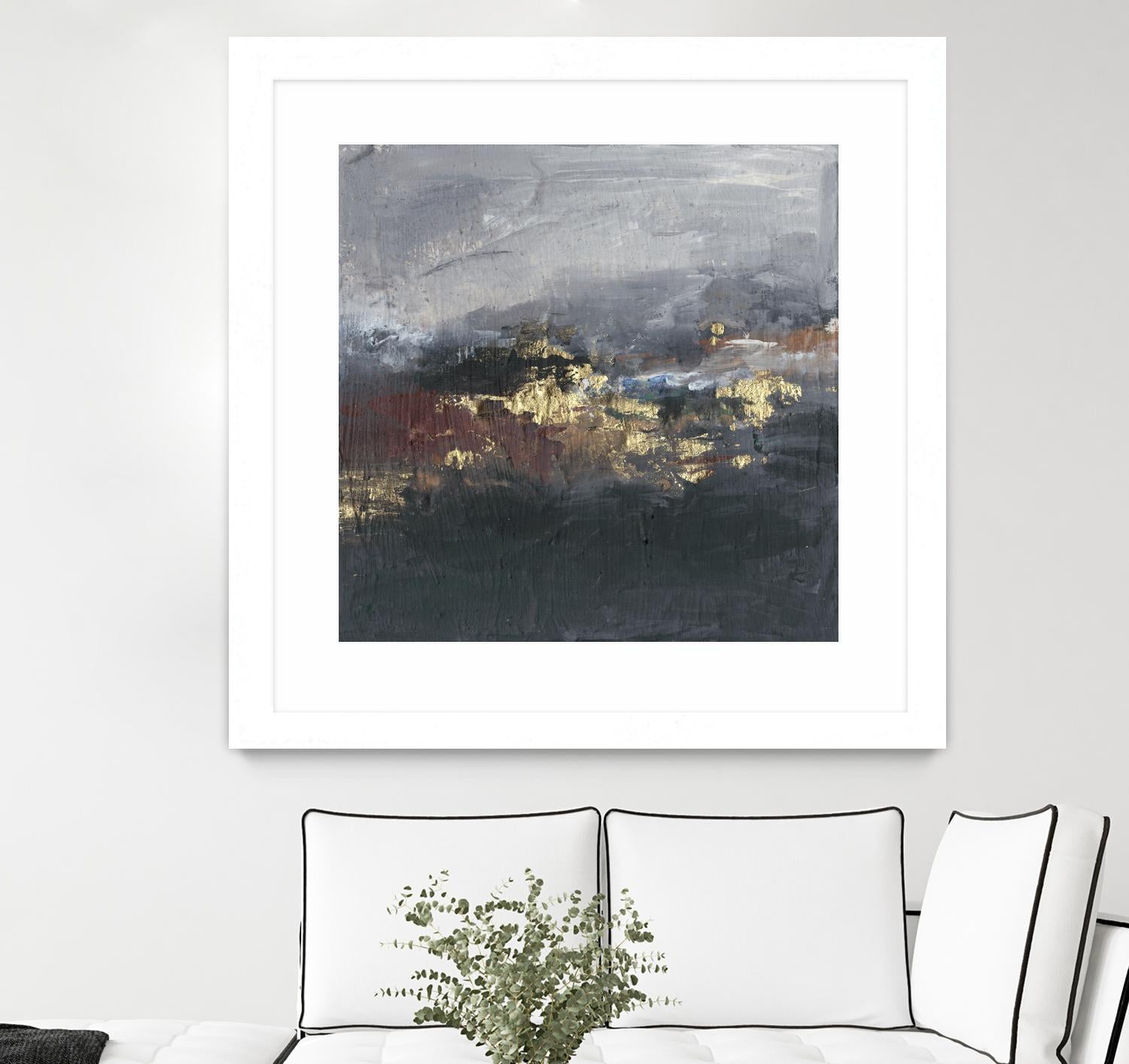 Mountains in the Mist II by Joyce Combs on GIANT ART - abstract