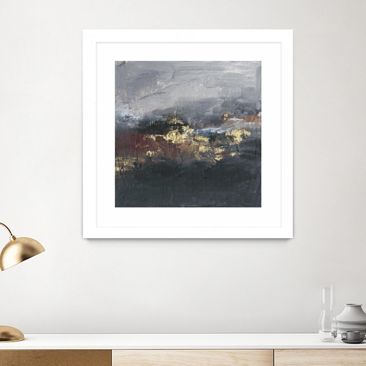 Mountains in the Mist II by Joyce Combs on GIANT ART - abstract