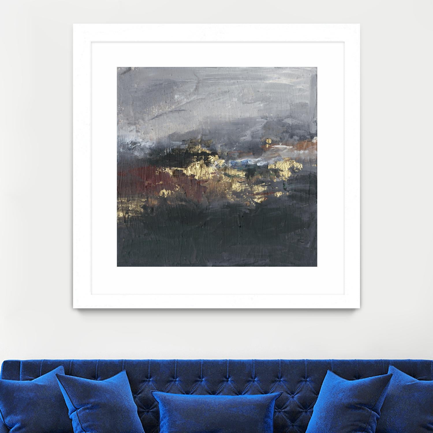 Mountains in the Mist II by Joyce Combs on GIANT ART - abstract