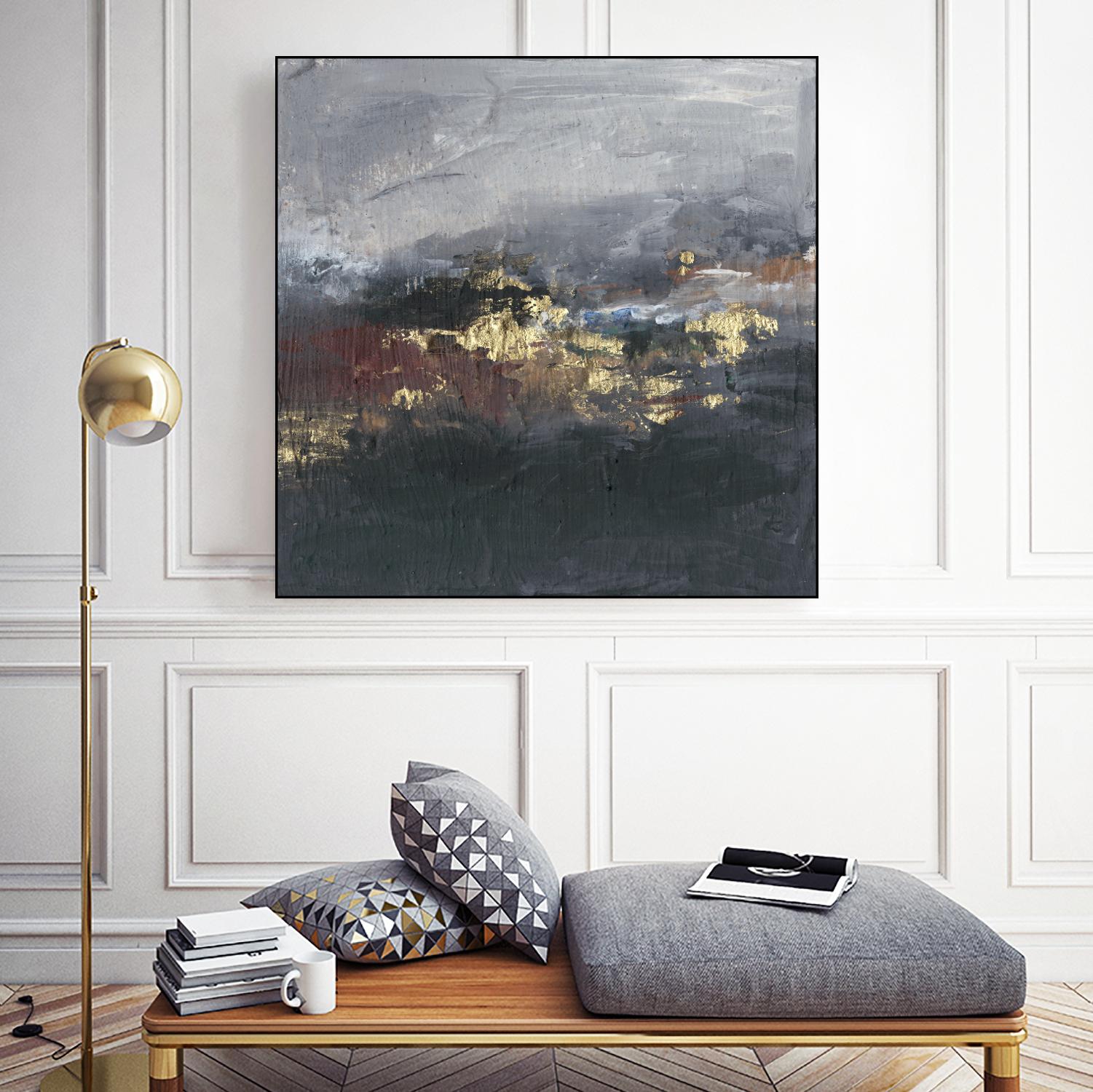 Mountains in the Mist II by Joyce Combs on GIANT ART - abstract