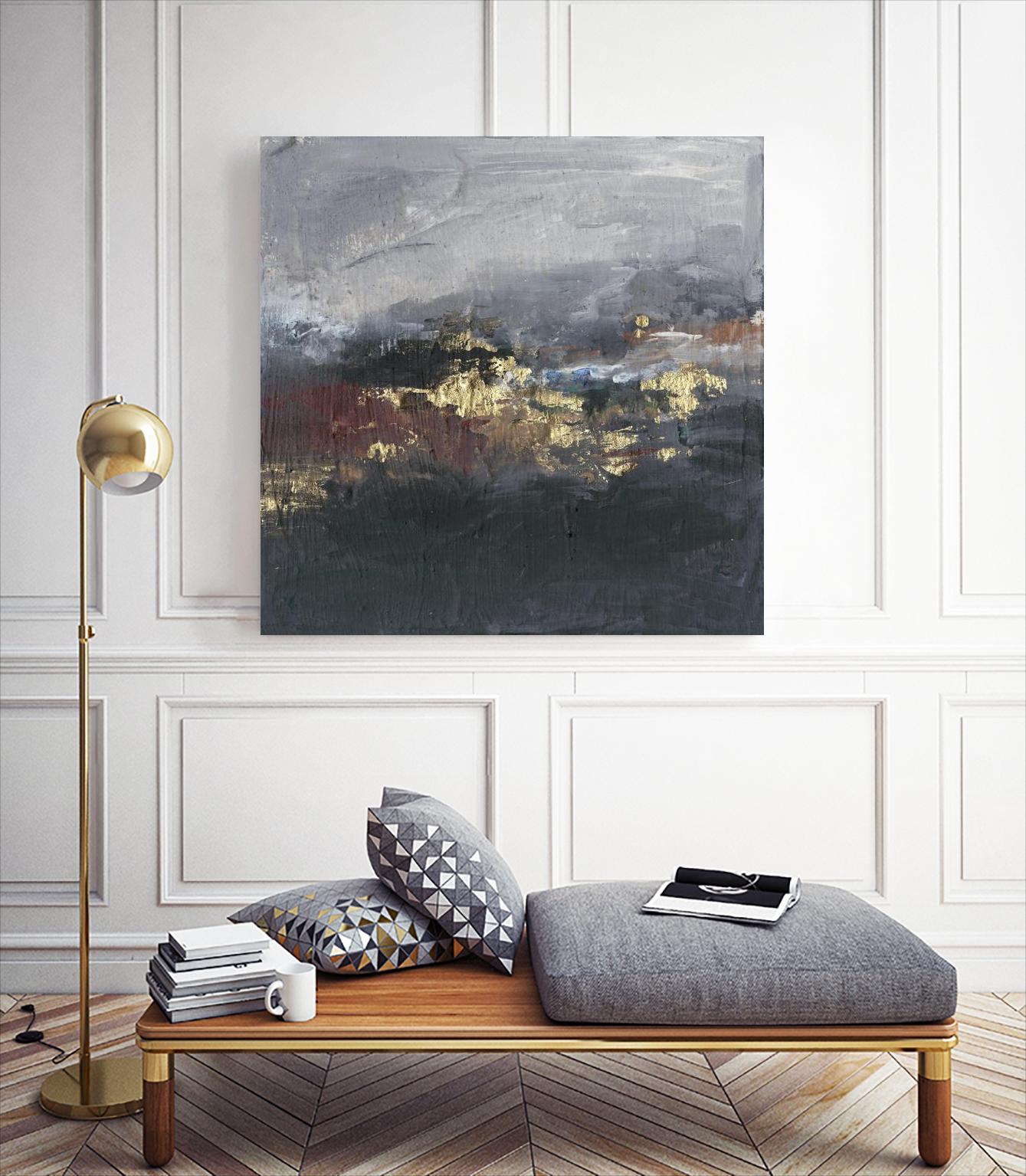 Mountains in the Mist II by Joyce Combs on GIANT ART - abstract