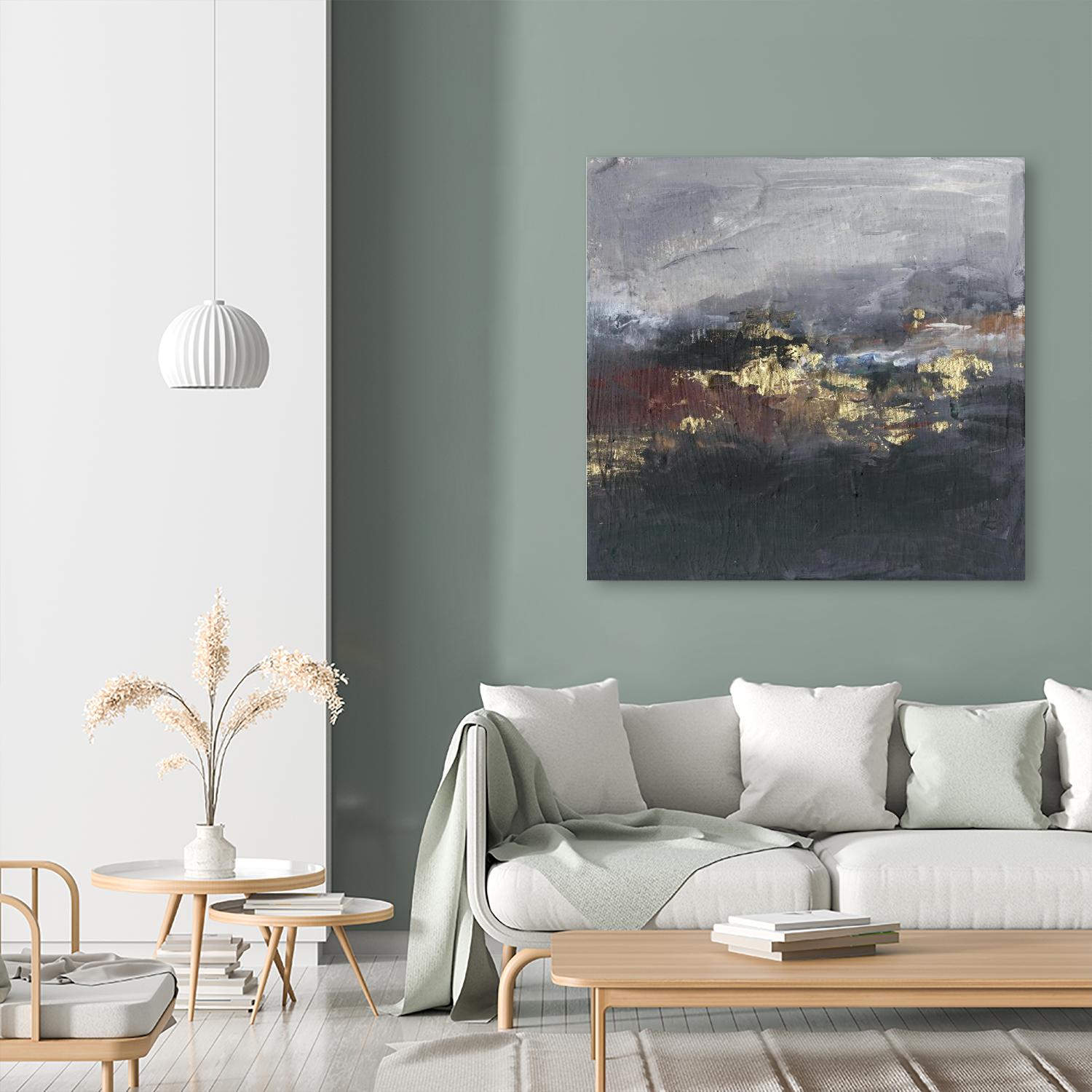 Mountains in the Mist II by Joyce Combs on GIANT ART - abstract