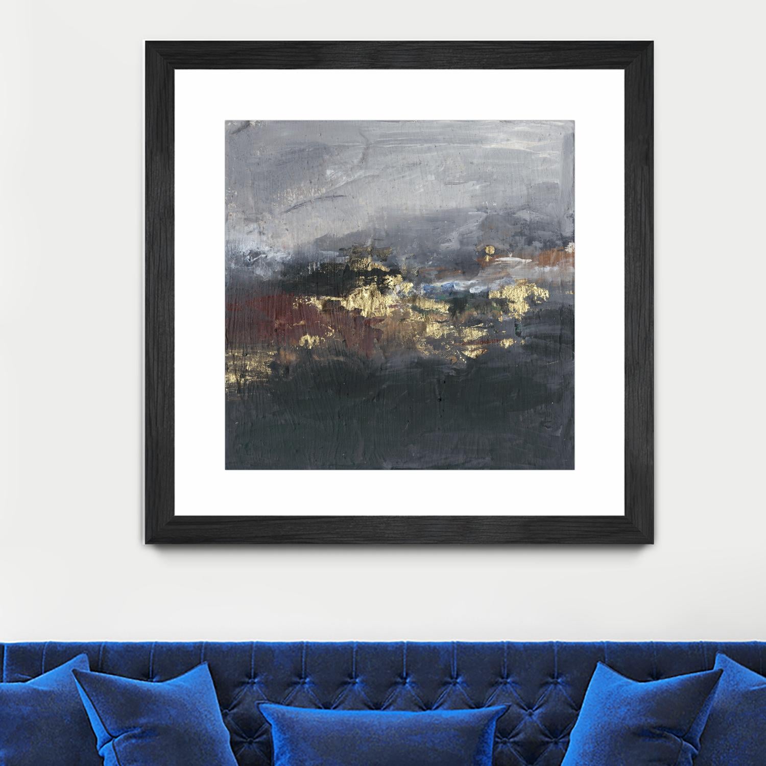 Mountains in the Mist II by Joyce Combs on GIANT ART - abstract