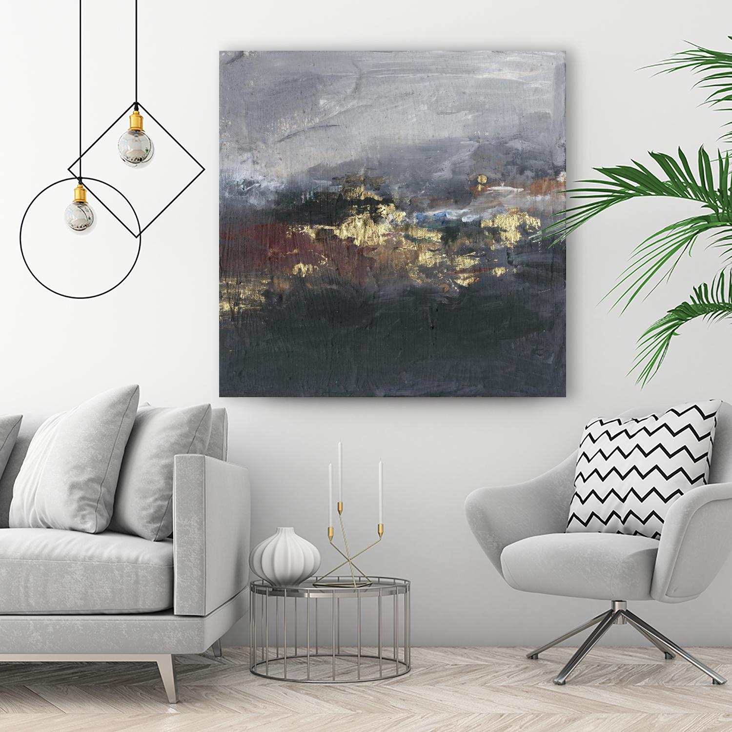 Mountains in the Mist II by Joyce Combs on GIANT ART - abstract