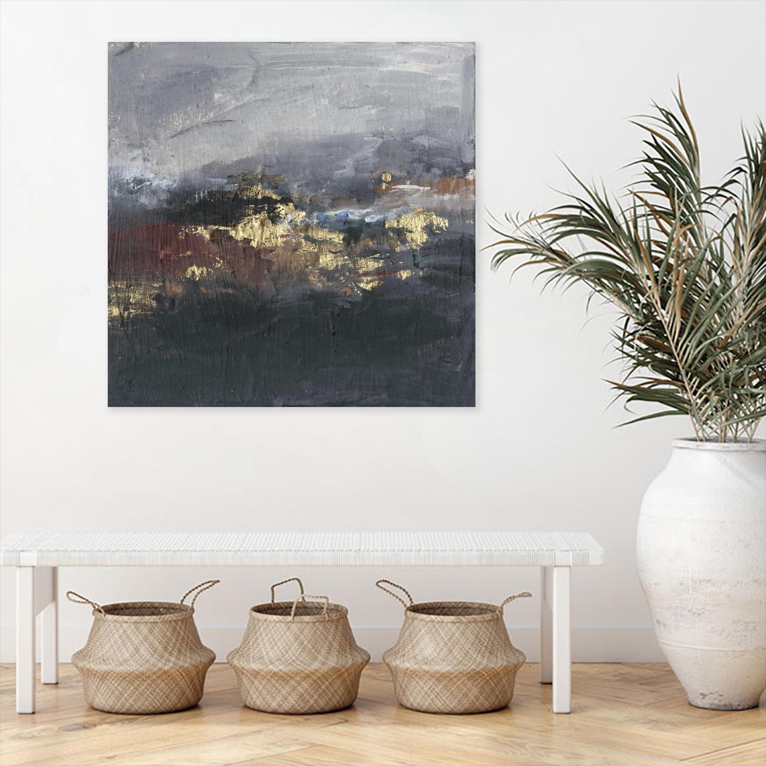 Mountains in the Mist II by Joyce Combs on GIANT ART - abstract