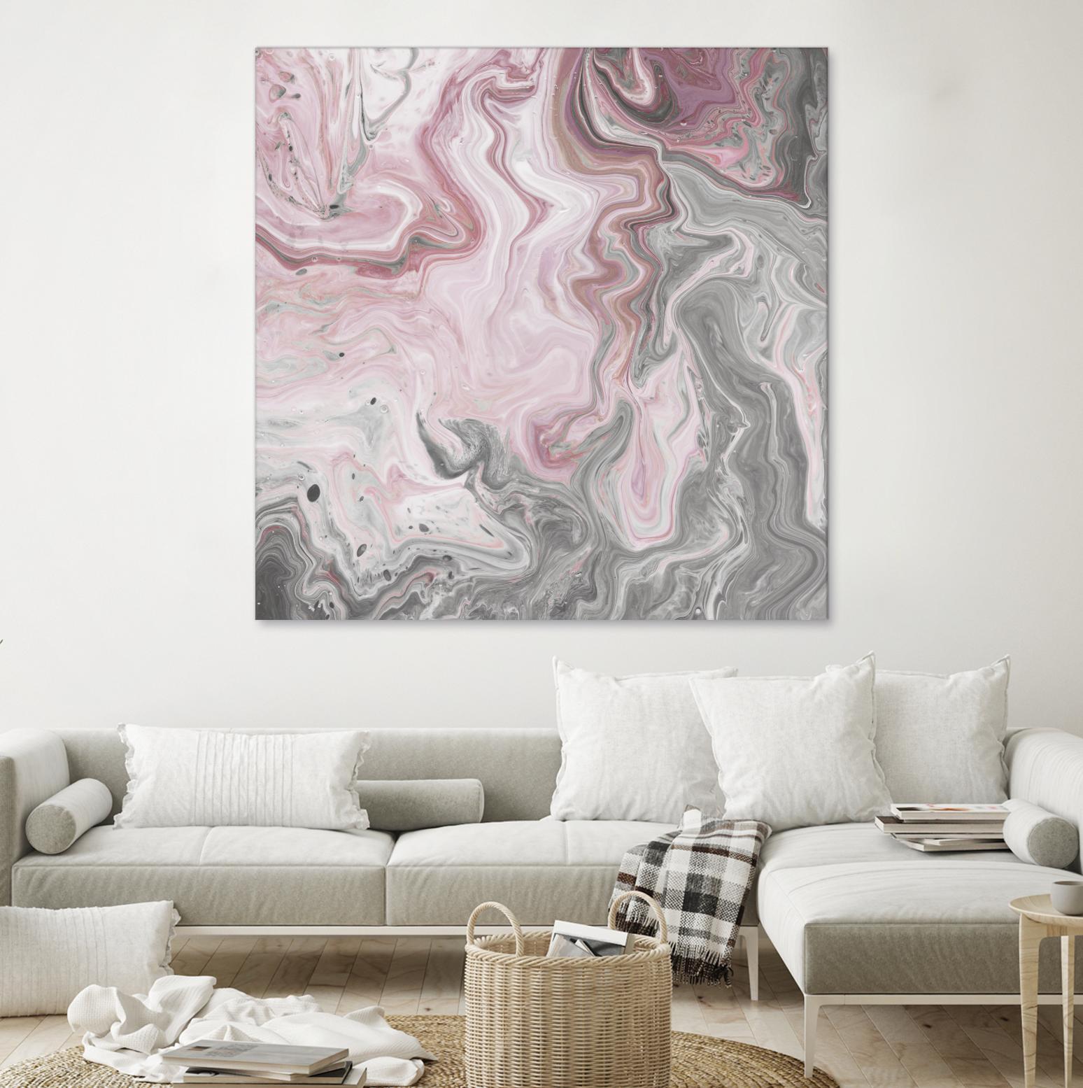 Blush Minerals I by Jarman Fagalde on GIANT ART - pink abstract