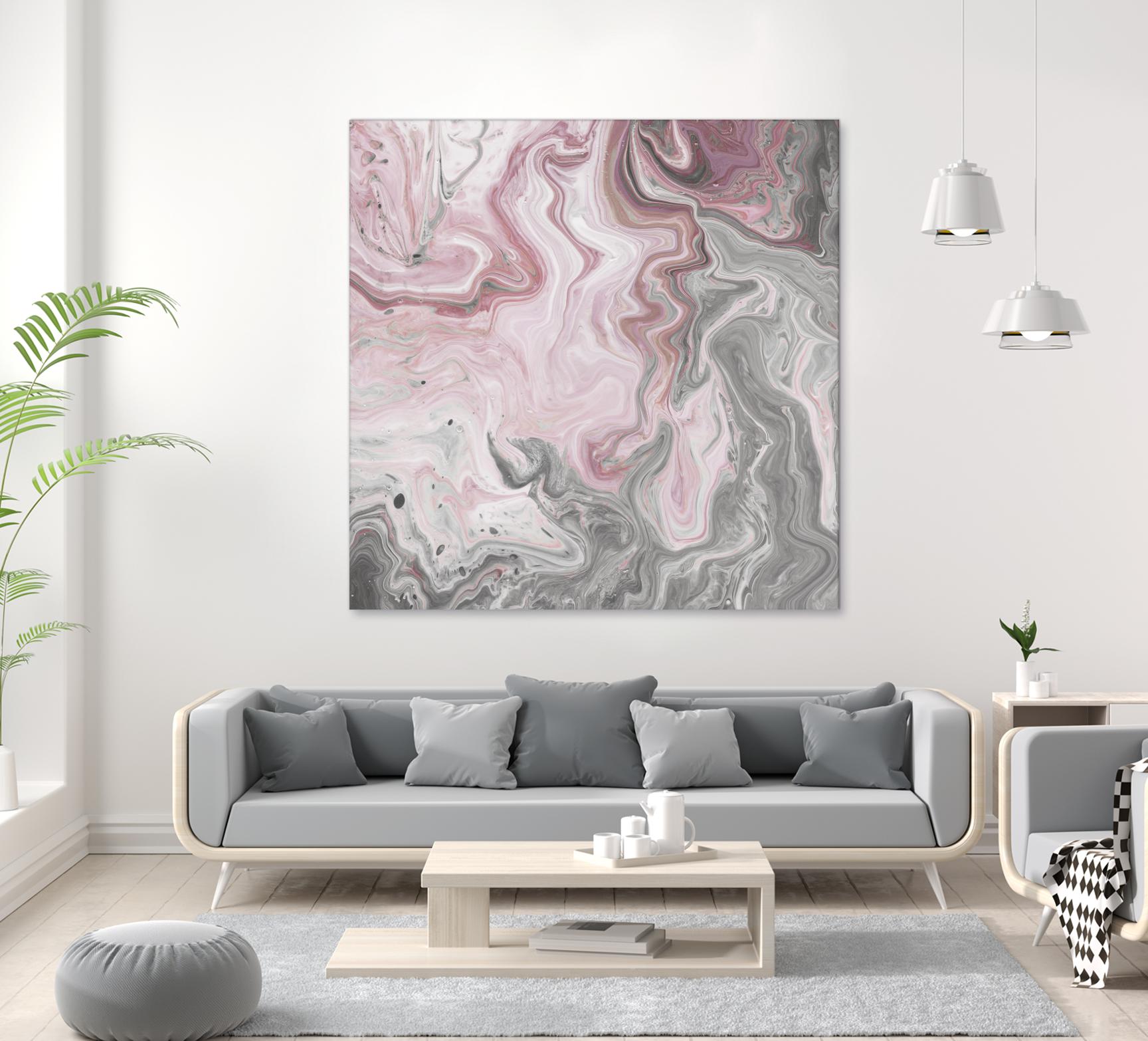Blush Minerals I by Jarman Fagalde on GIANT ART - pink abstract