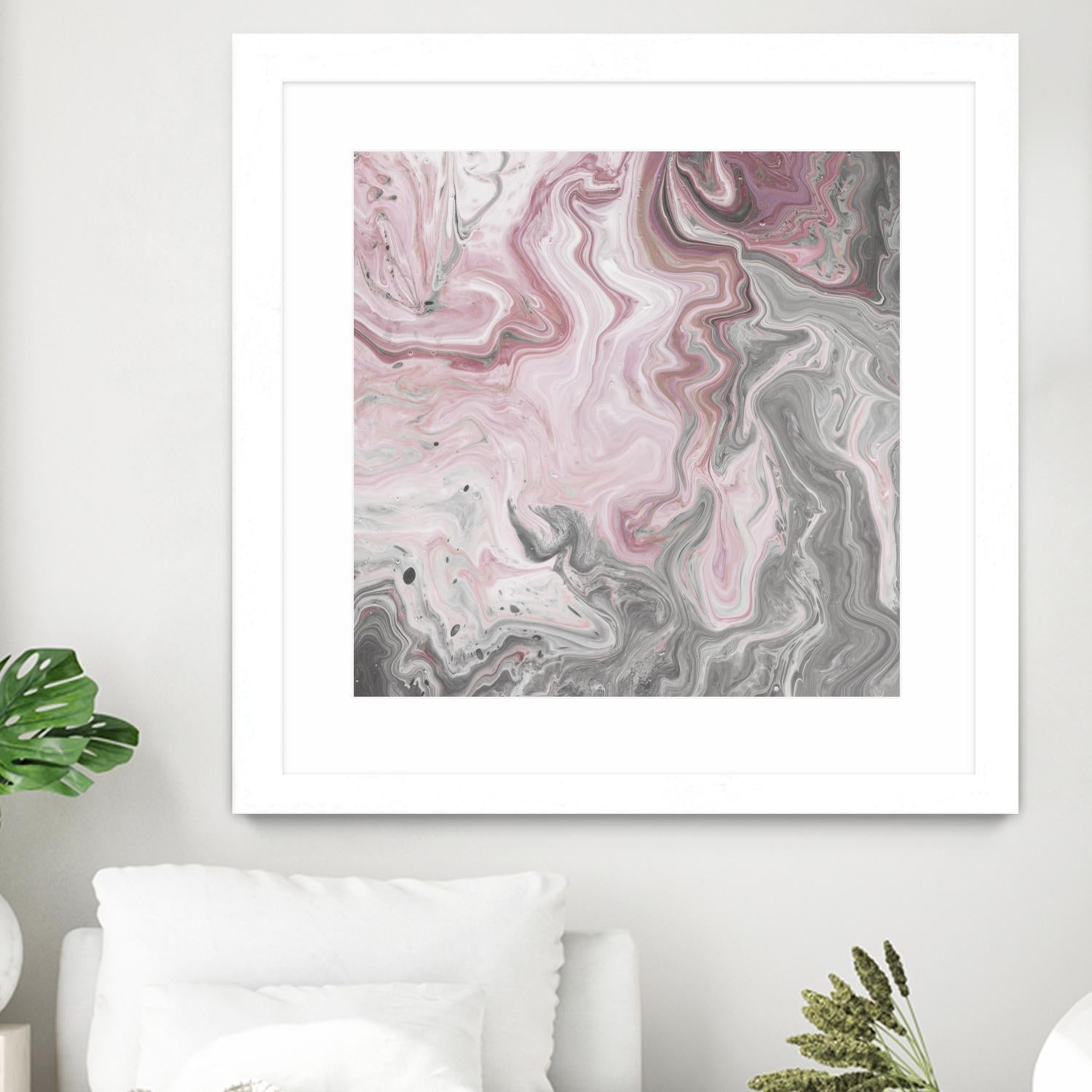 Blush Minerals I by Jarman Fagalde on GIANT ART - pink abstract