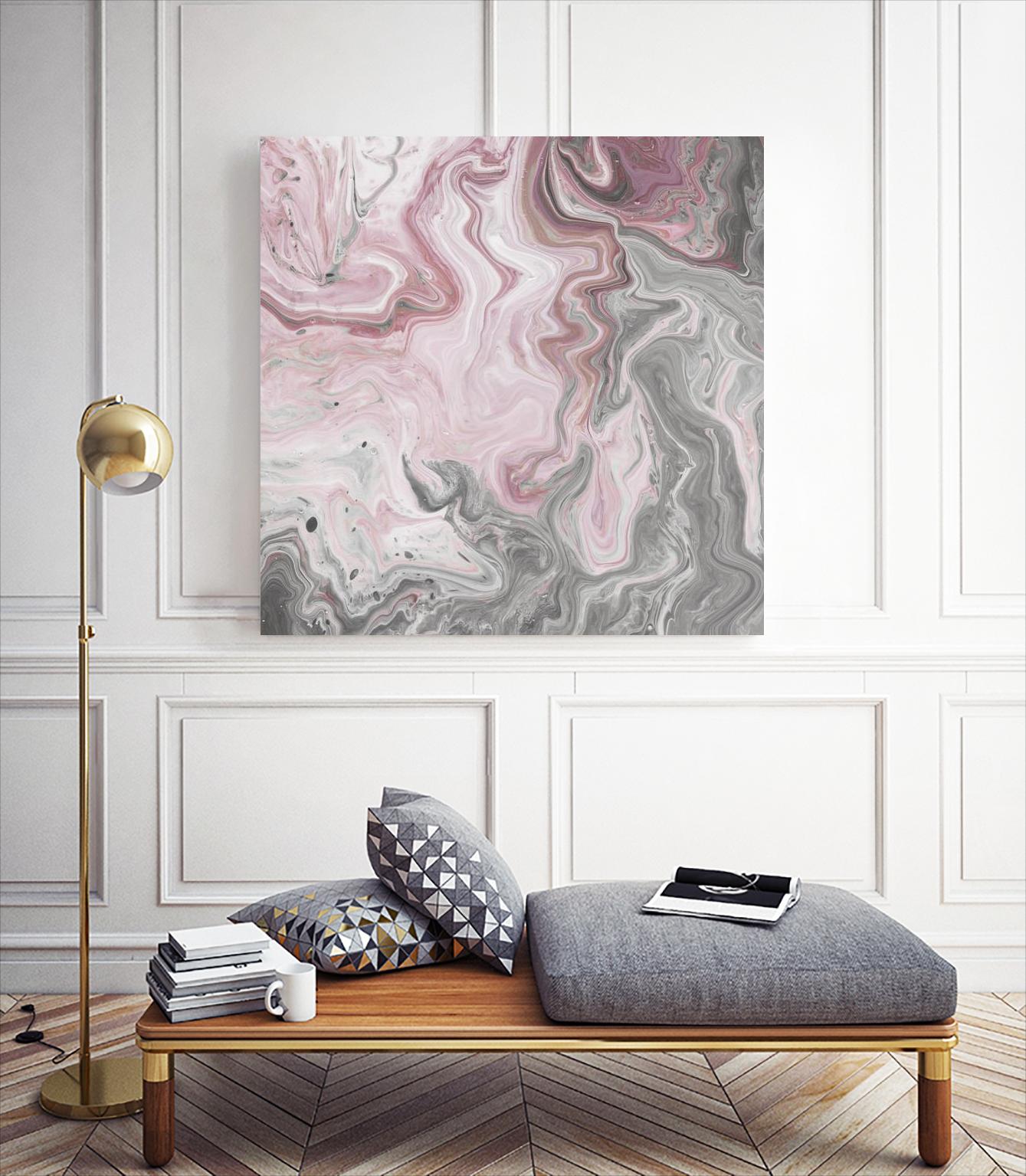 Blush Minerals I by Jarman Fagalde on GIANT ART - pink abstract