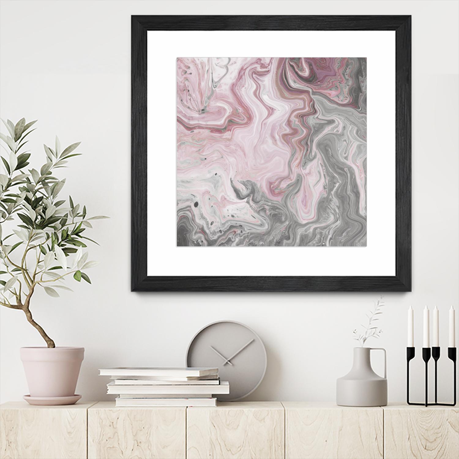 Blush Minerals I by Jarman Fagalde on GIANT ART - pink abstract