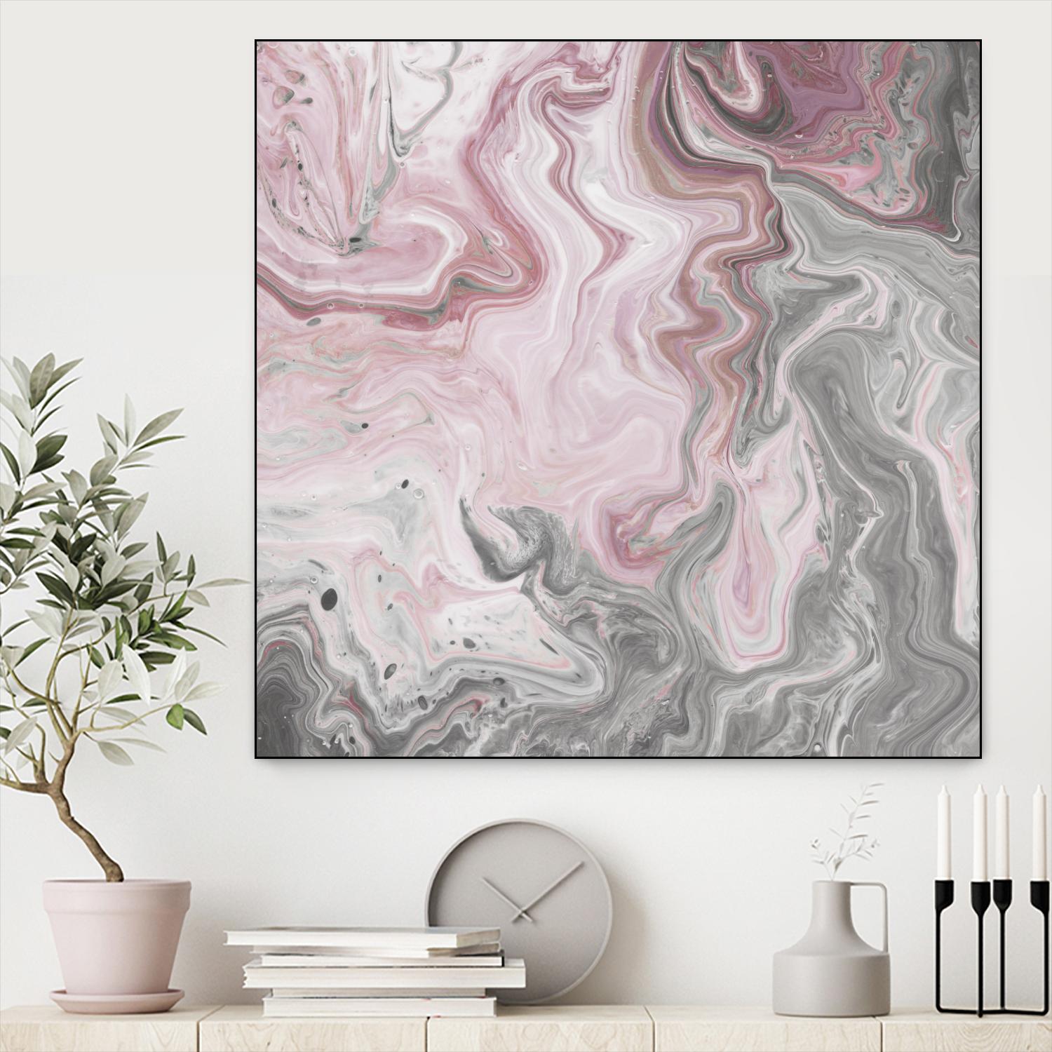 Blush Minerals I by Jarman Fagalde on GIANT ART - pink abstract