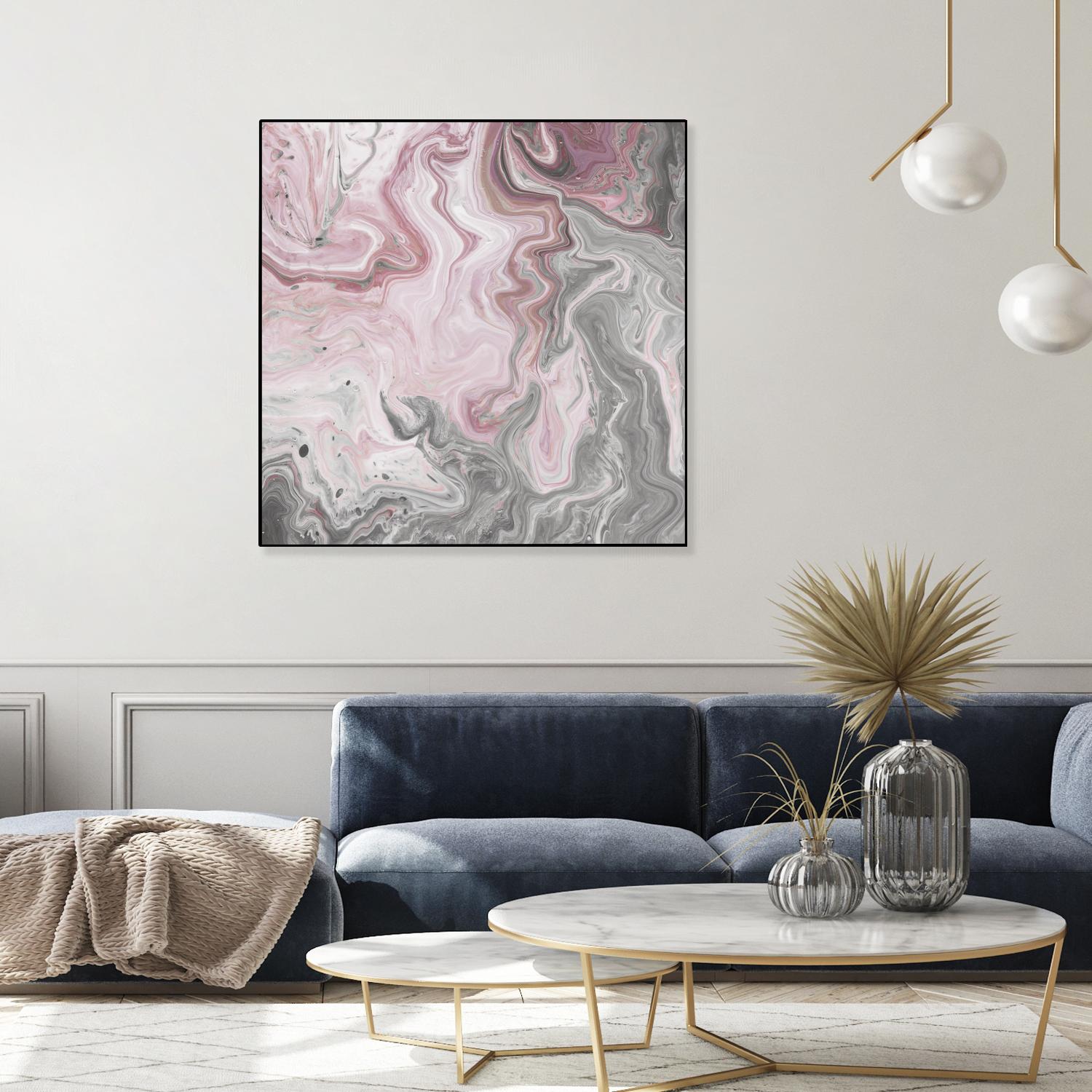 Blush Minerals I by Jarman Fagalde on GIANT ART - pink abstract