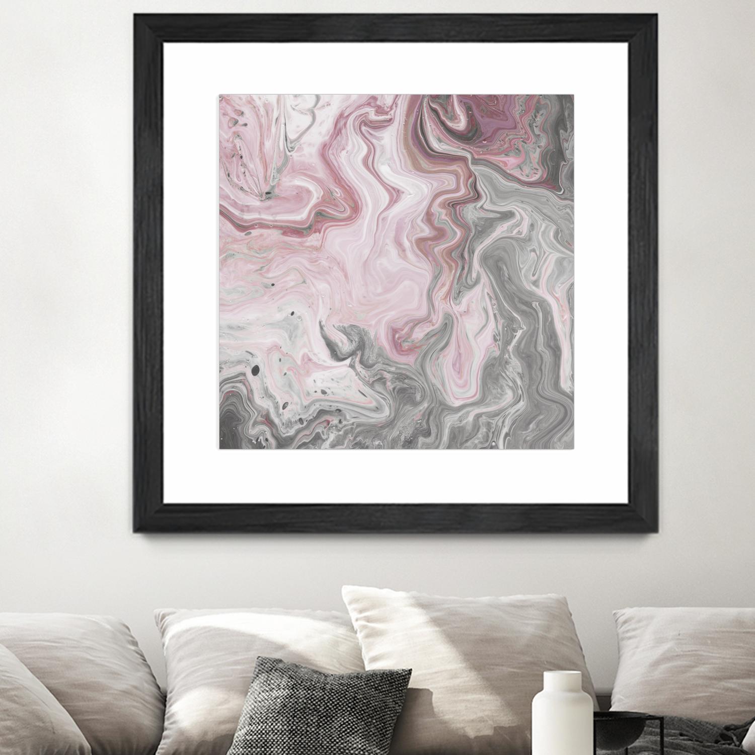 Blush Minerals I by Jarman Fagalde on GIANT ART - pink abstract