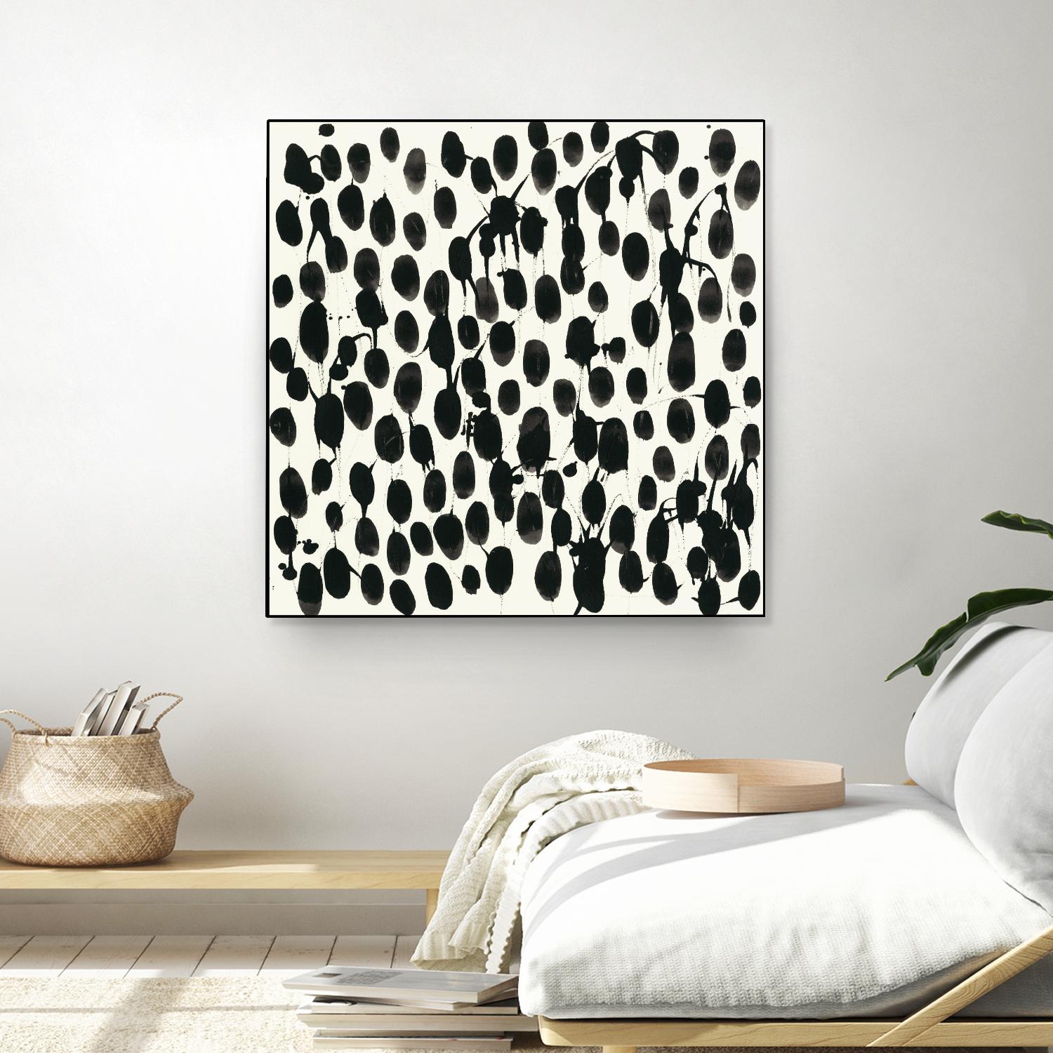 Invariable I by June Erica Vess on GIANT ART - black abstract