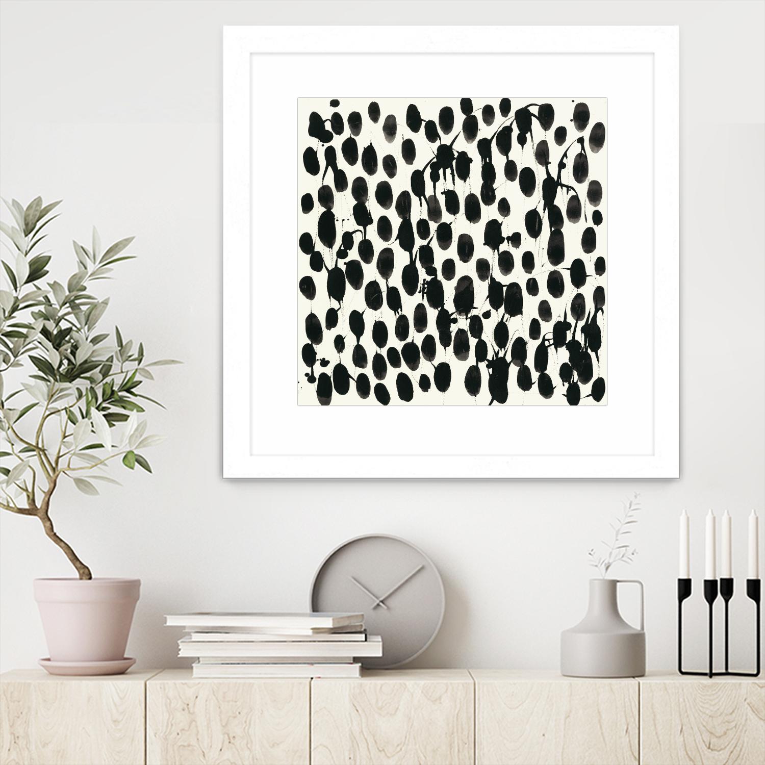 Invariable I by June Erica Vess on GIANT ART - black abstract