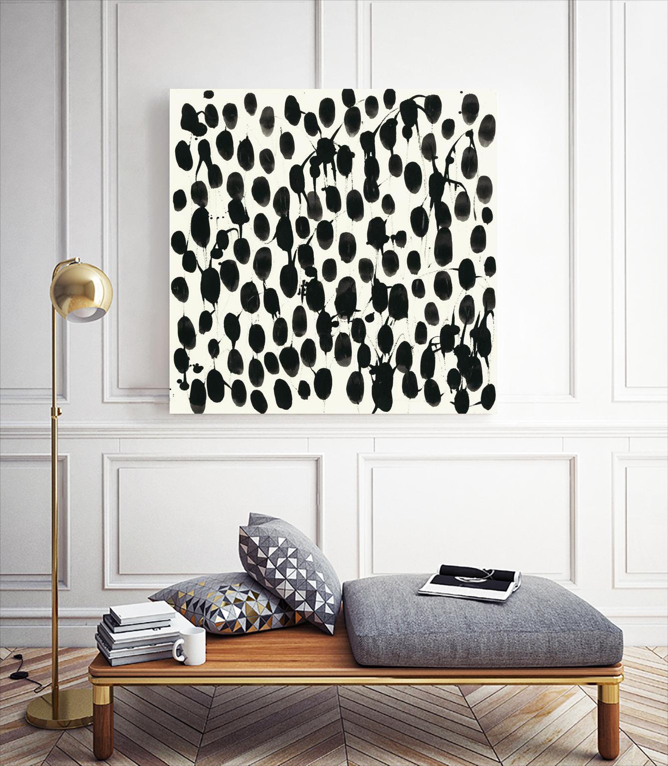 Invariable I by June Erica Vess on GIANT ART - black abstract