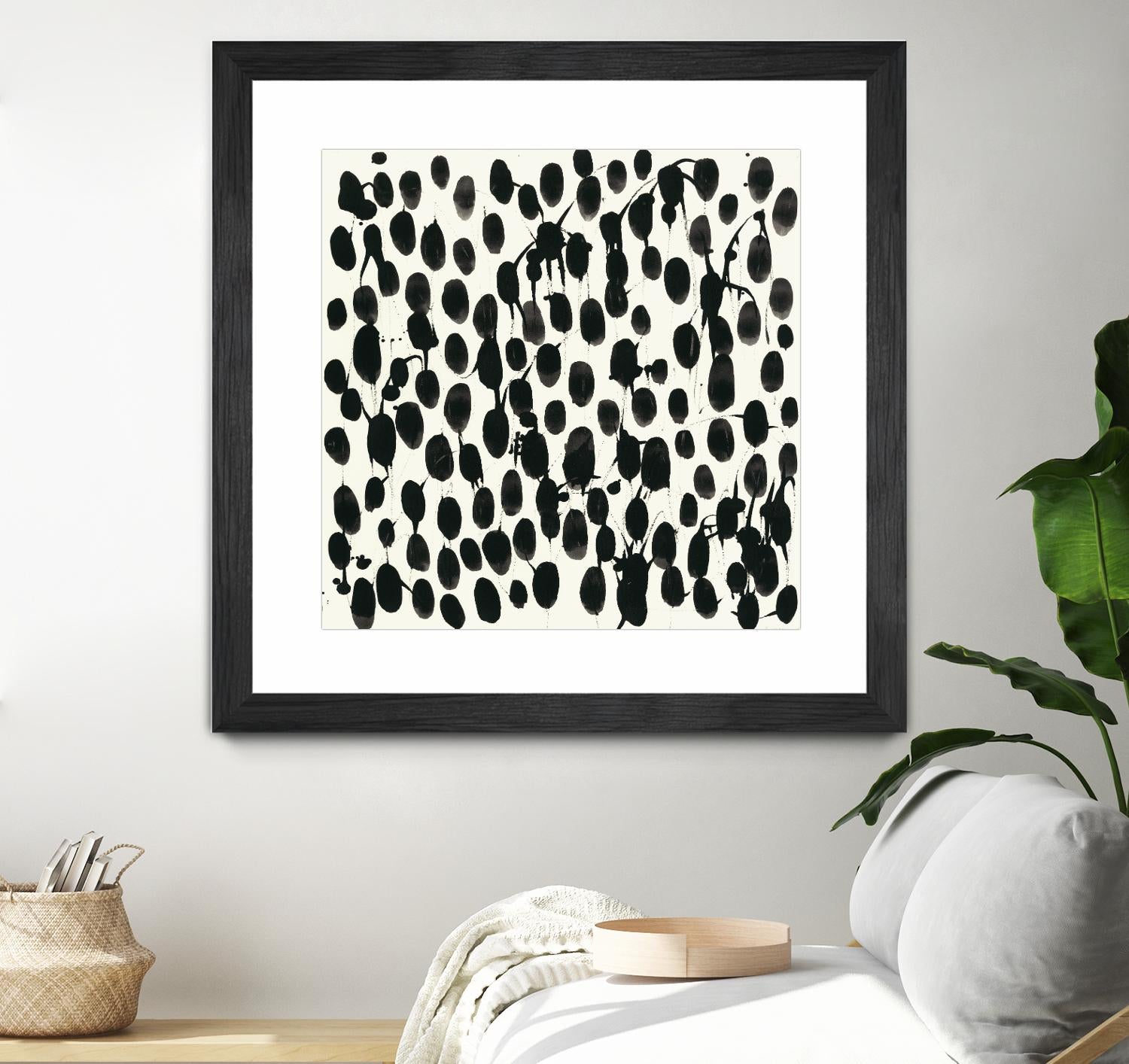 Invariable I by June Erica Vess on GIANT ART - black abstract